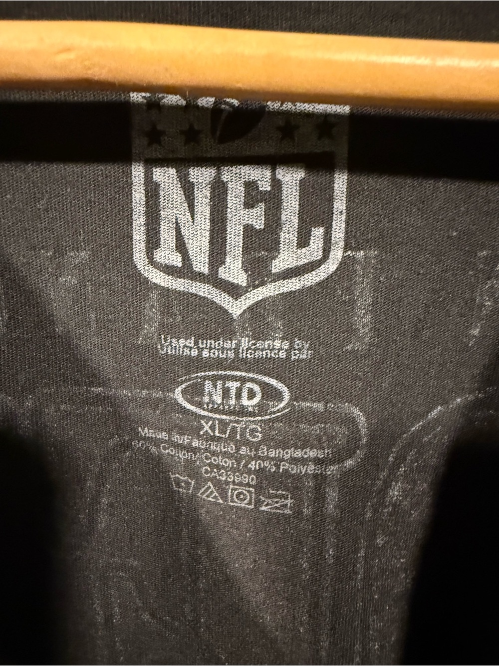 San Francisco 49ers NFL Nfc double graphic big print Black Graphic Tee mens XL image 8